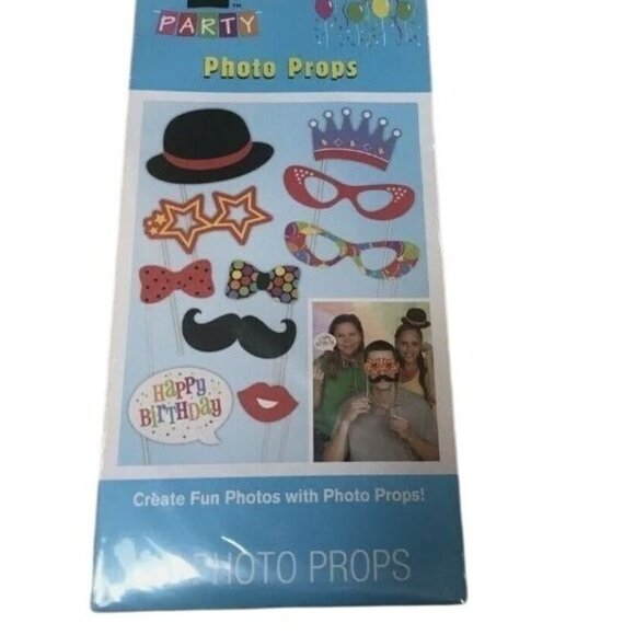Party Photo Props Set For Birthdays & Celebrations - Picture 1 of 4